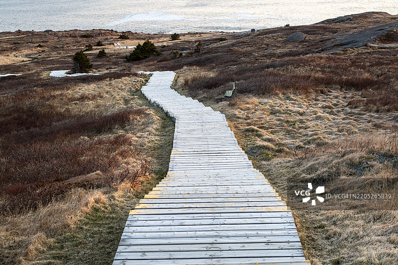 户外木制楼梯图片素材