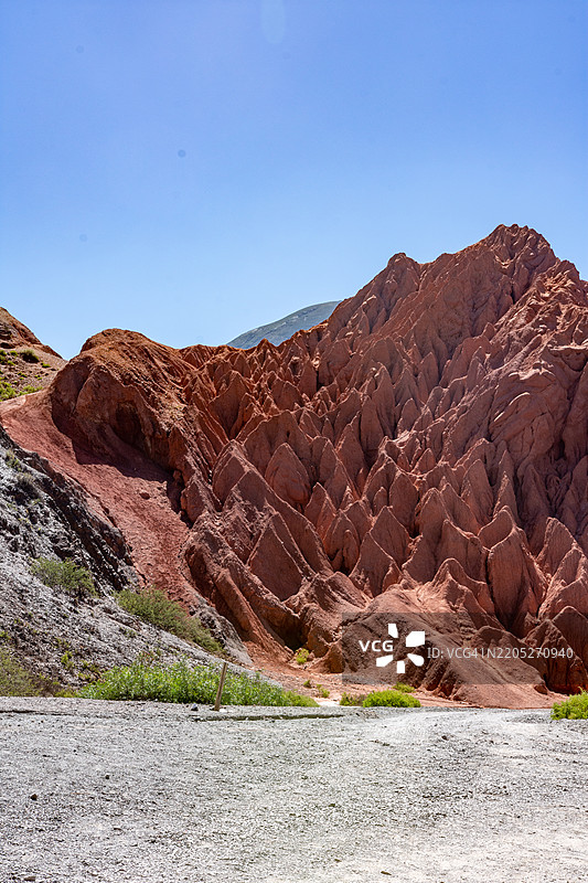 七色山后风景小径，普尔马马卡，阿根廷图片素材