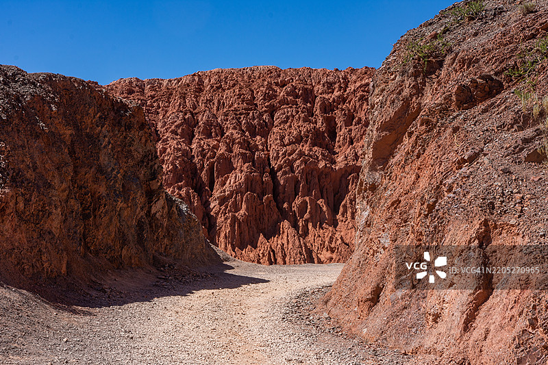 七色山后风景小径，普尔马马卡，阿根廷图片素材