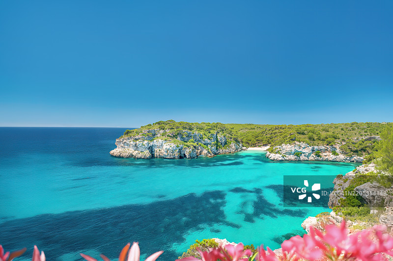 卡拉马卡雷莱塔，梅诺卡岛，西班牙图片素材