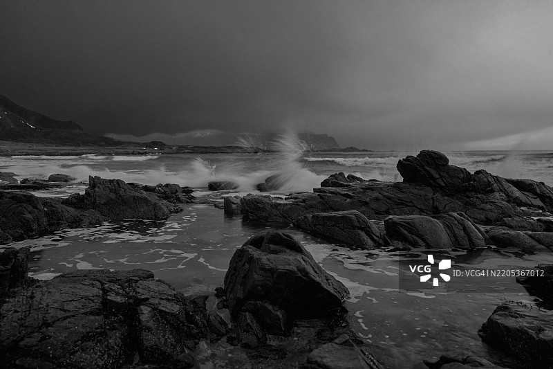 情绪化的斯卡根岬海滩图片素材