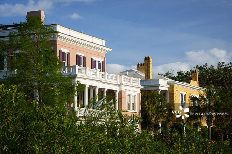 查尔斯顿的历史豪宅图片素材