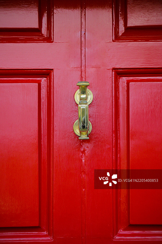 红色的门图片素材