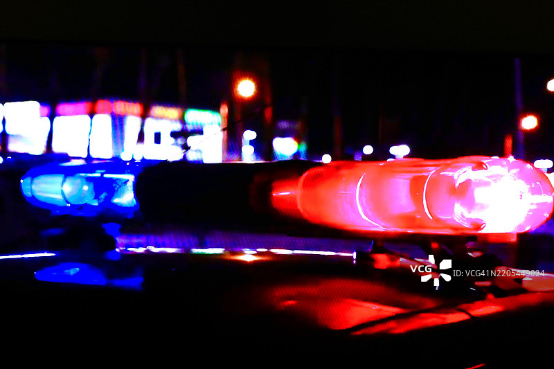 警车 - 犯罪与司法的概念图片素材