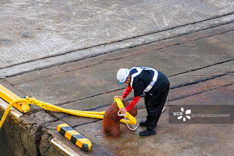 三倉岛，三倉岛港口的黎明。图片素材