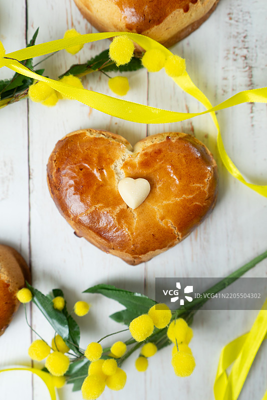 心形那不勒斯薄饼图片素材