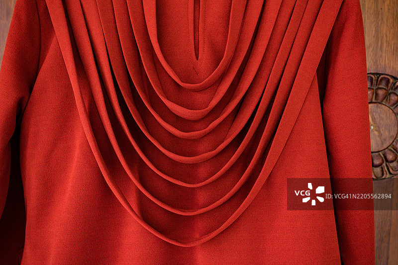 红色布料特写，肯尼亚图片素材