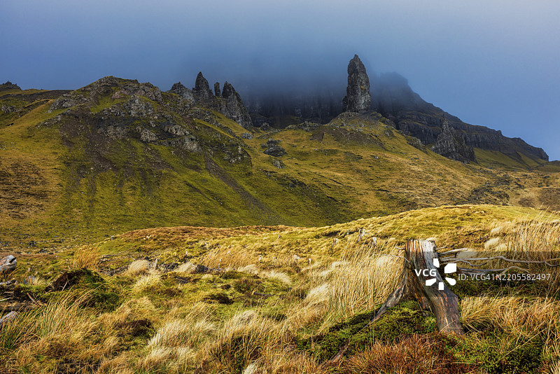 斯凯岛的斯托尔老人，苏格兰，联合王国，欧洲图片素材