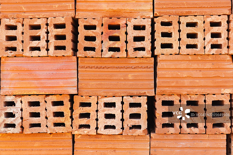 红砖。图片素材