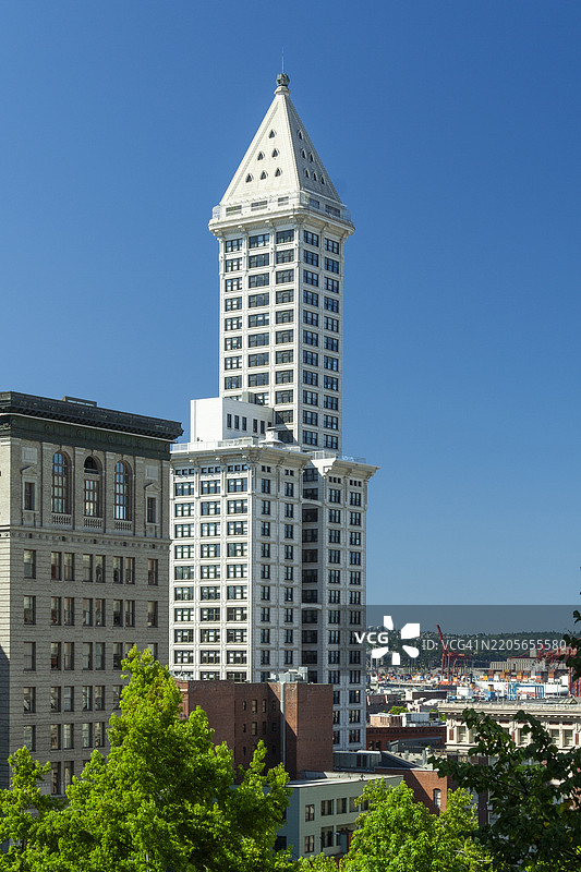 西雅图 – 具有建筑和文化意义的史密斯塔图片素材