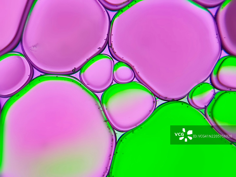 泡泡的全景特写图片素材