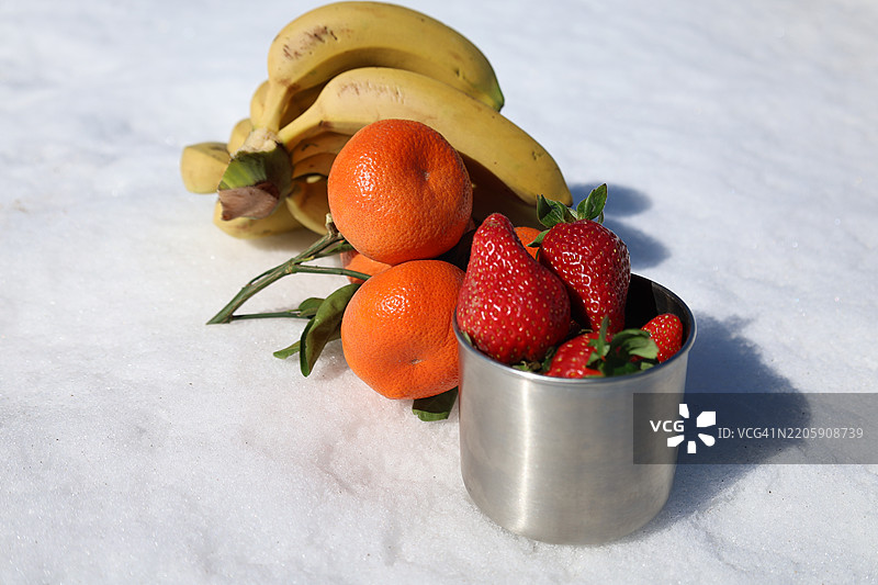 碗中的水果特写图片素材