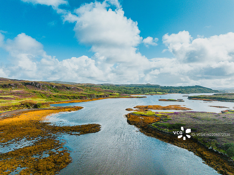 苏格兰天空岛的风景，英国图片素材
