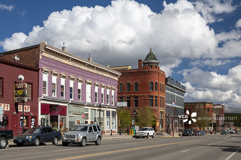 科罗拉多州利德维尔 - 美国海拔最高的城市图片素材