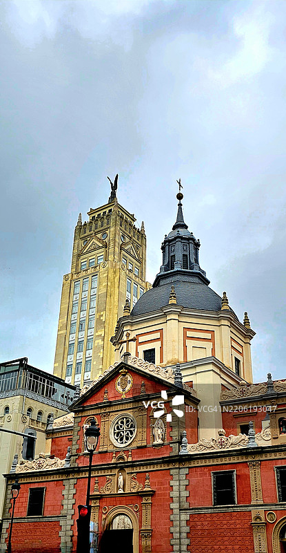 马德里卡拉特拉瓦教堂，西班牙图片素材