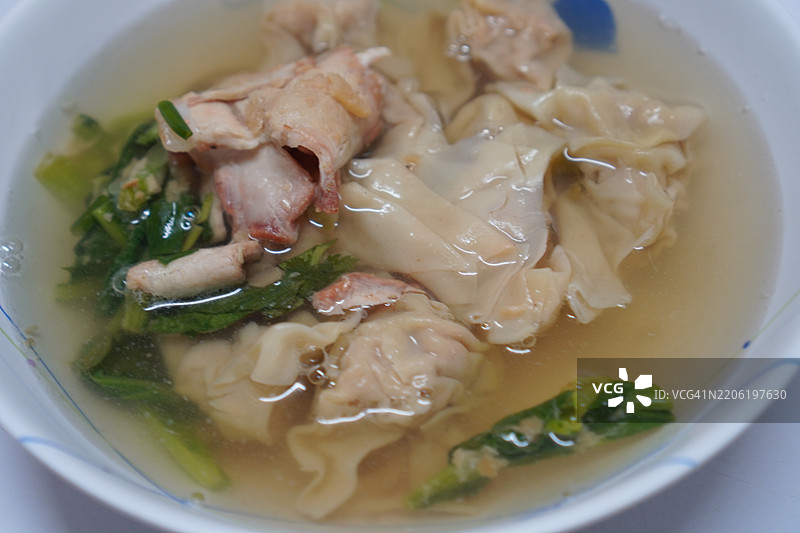 红烧肉云吞汤图片素材