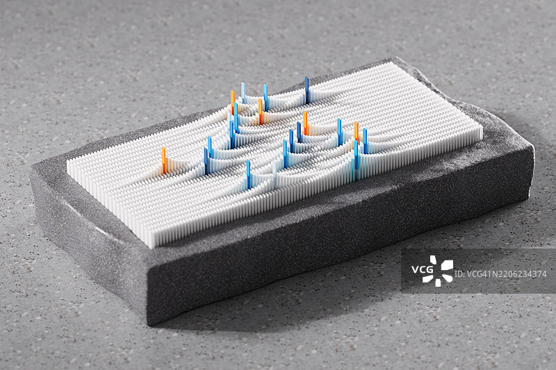 数据处理和存储的创意可视化图片素材