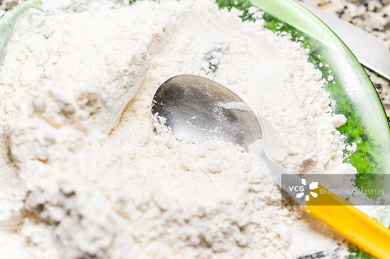 一盘白面粉图片素材