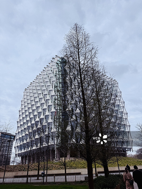 美国驻伦敦大使馆，九榆树区。图片素材