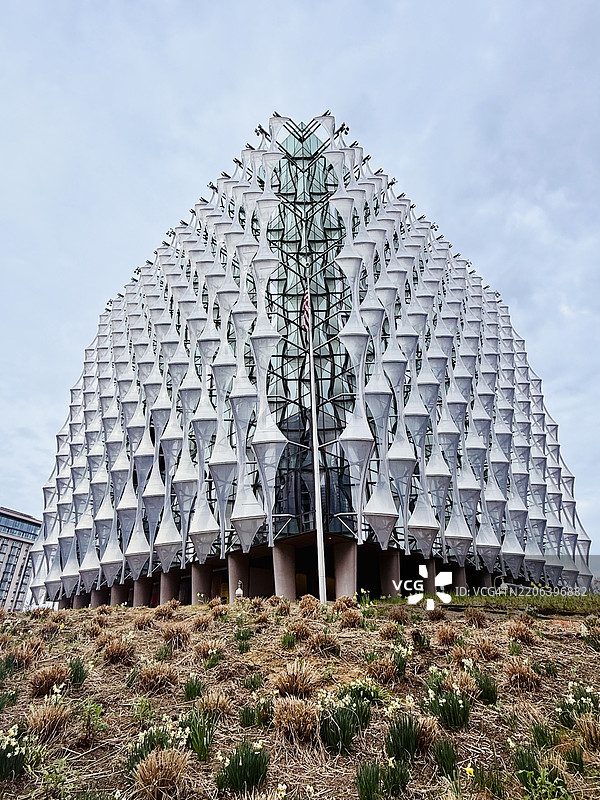 美国驻伦敦大使馆，九榆树区。图片素材