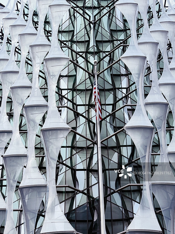 美国驻伦敦大使馆，九榆树区。图片素材