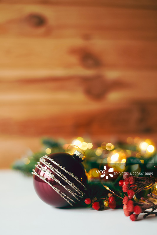 新年球玩具。新年。圣诞节。节日装饰。图片素材