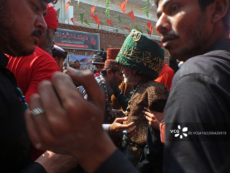 苏菲圣人拉尔·沙赫巴兹·卡兰达尔的年度URS / MELA图片素材
