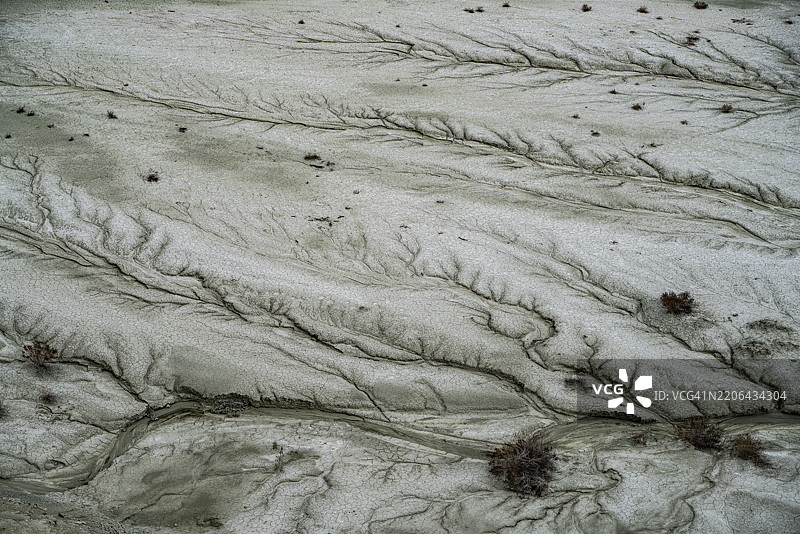 安卡拉的纳尔利汉，少女山自然保护区：色彩斑斓的自然地质形成图片素材