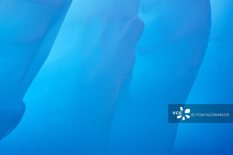 蓝色冰块，南极洲图片素材