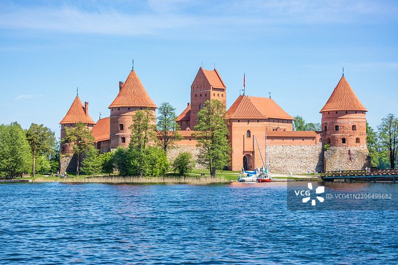 特拉凯岛城堡图片素材