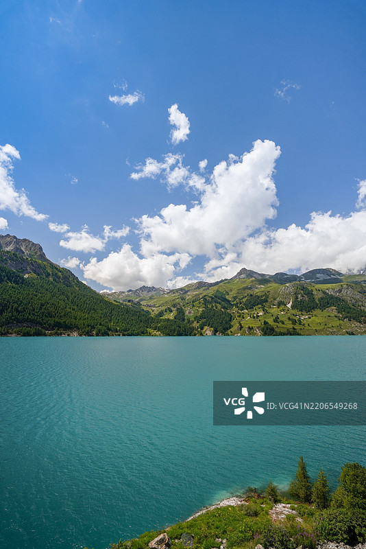 雄伟的阿尔卑斯宁静图片素材