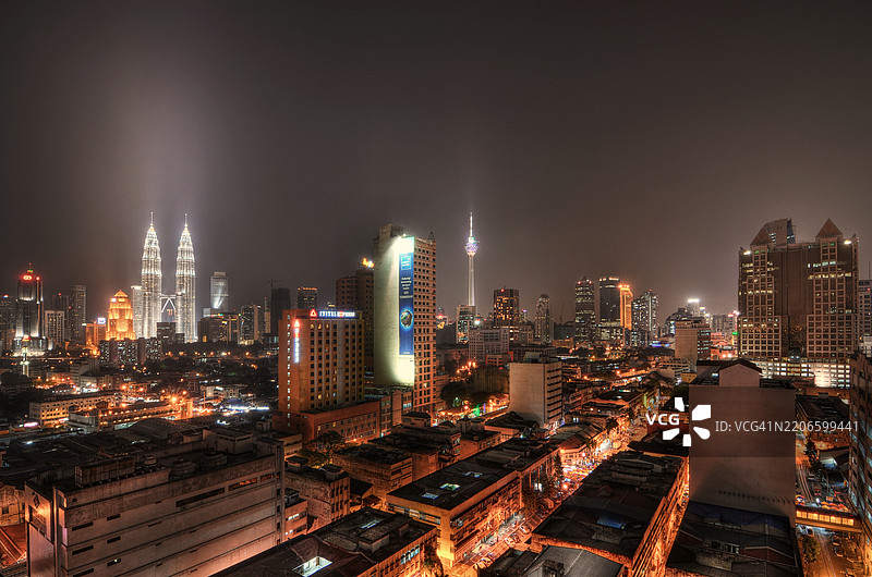 摩天大楼的城市景观图片素材