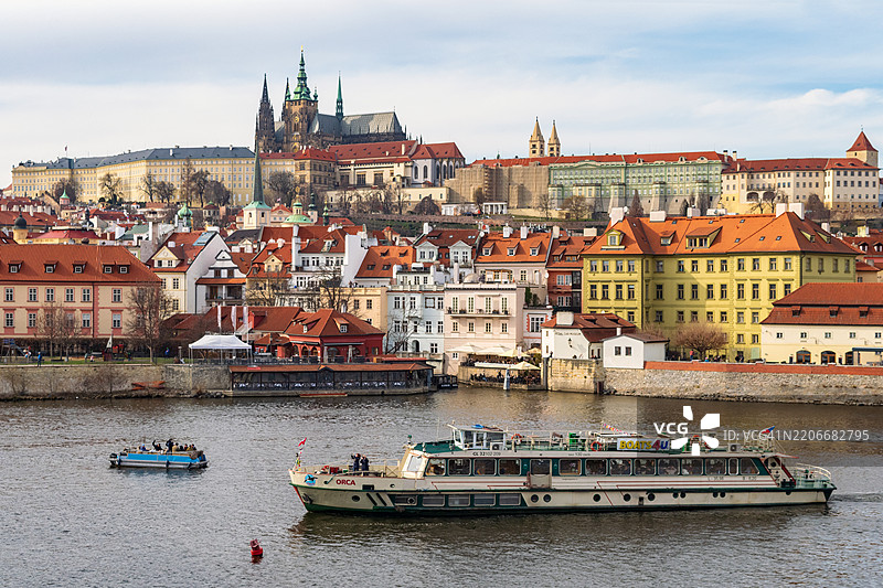布拉格城堡的景观 - 捷克共和国布拉格图片素材