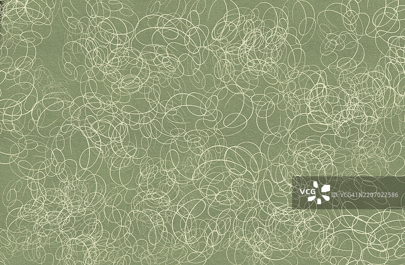 绿色背景上有很多圆圈图片素材