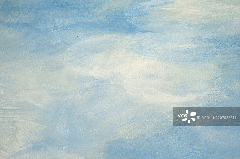 蓝色墙壁纹理背景的全景拍摄图片素材