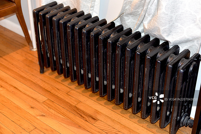 铸铁散热器加热器图片素材