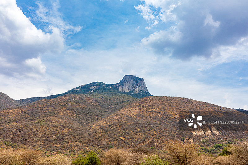坦桑尼亚隆基多山风景，肯尼亚纳曼加，东非阿鲁沙图片素材