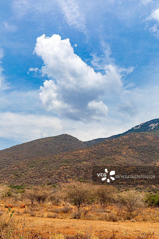 坦桑尼亚隆基多山风景，肯尼亚纳曼加，东非阿鲁沙图片素材