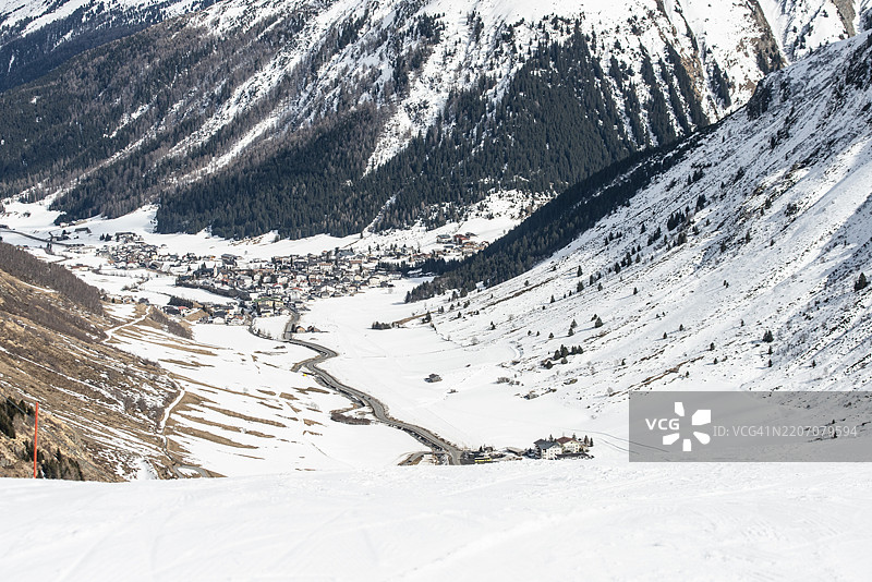 奥地利蒂罗尔州的加尔图尔景观图片素材
