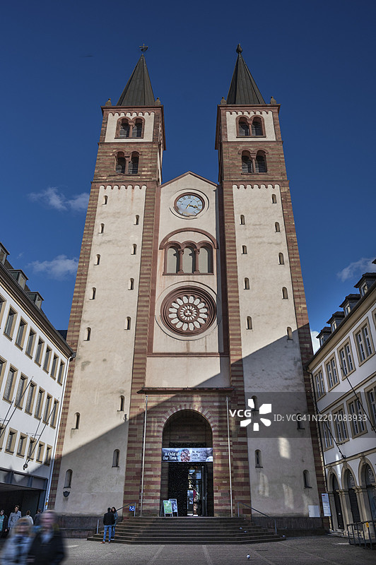 维尔茨堡圣基利安大教堂，巴伐利亚，德国，欧洲图片素材