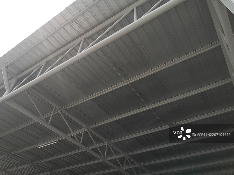 桁架结构金属屋顶图片素材