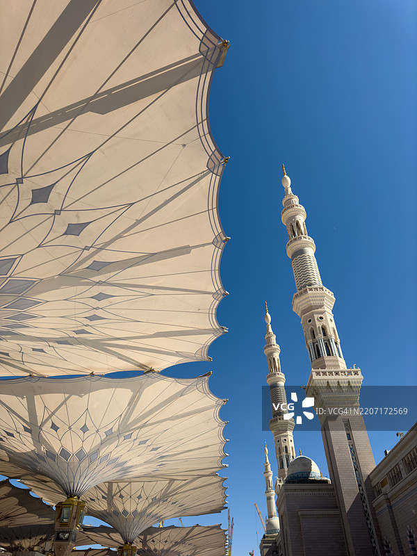 阿尔马斯基德·安纳巴维，沙特阿拉伯麦地那图片素材