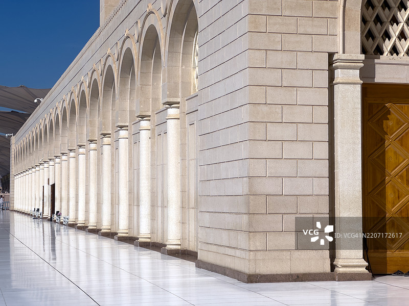 阿尔-马斯吉德·安-纳巴维，沙特阿拉伯麦地那图片素材