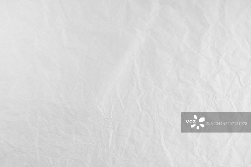 皱褶白纸的纹理，可用作背景。图片素材