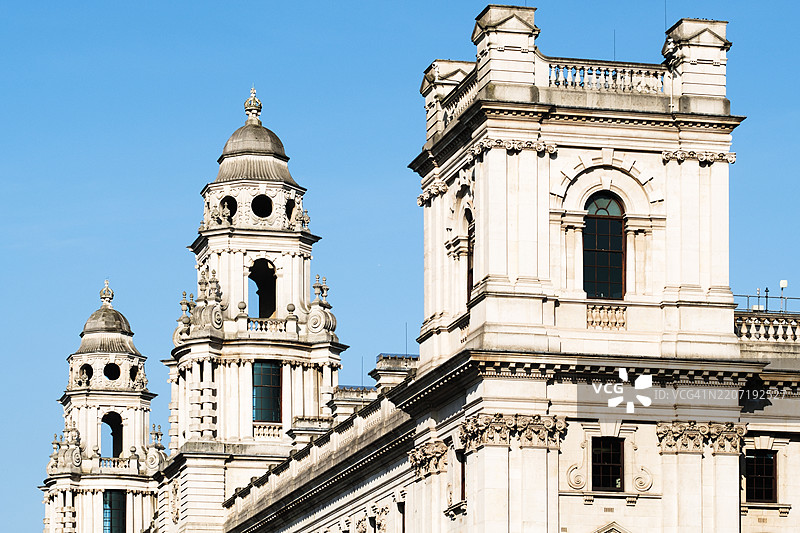 传统伦敦建筑的外立面图片素材