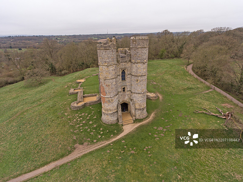 唐宁顿城堡。图片素材