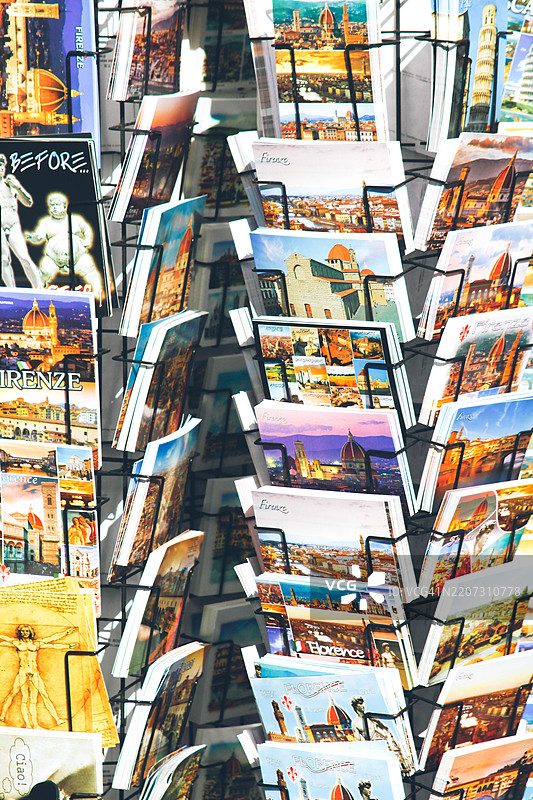 出售佛罗伦萨明信片展示图片素材