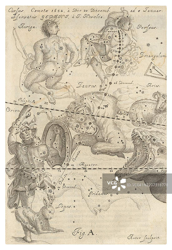 星座天文图图片素材