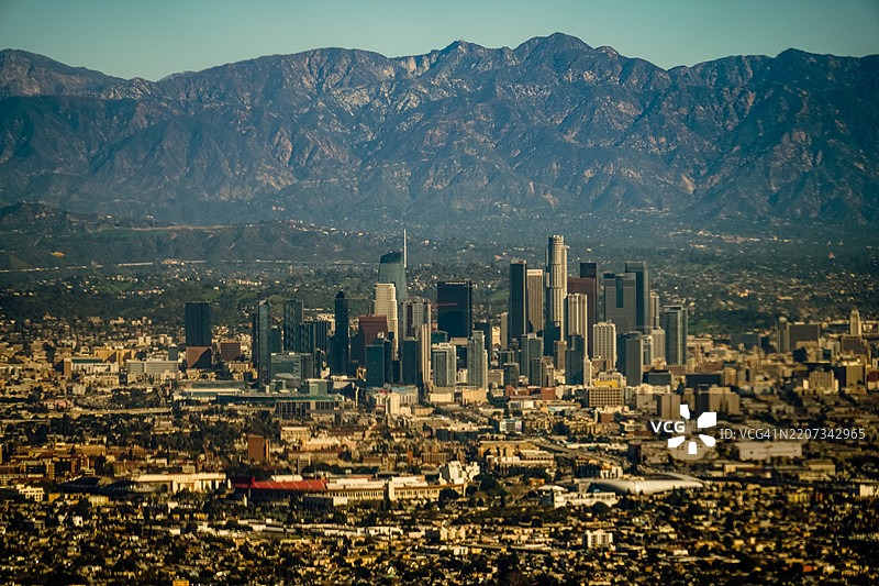 城市建筑的鸟瞰图图片素材
