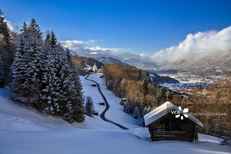 巴伐利亚秋季风景图片素材